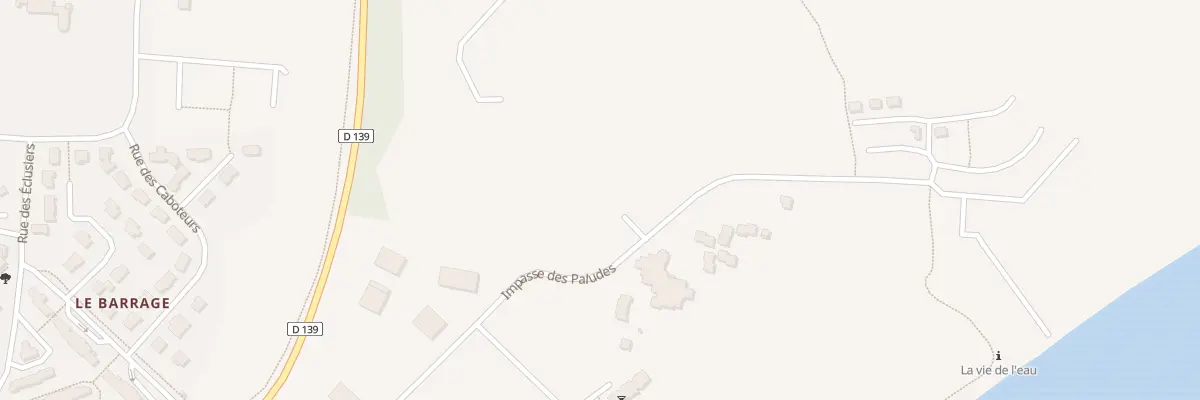 Plan de Imp des Paluds à Arzal