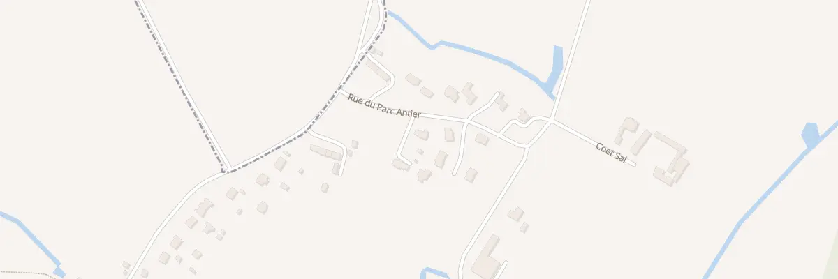 Plan du 10 Rue du Parc Antier à Guérande