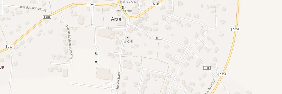 Plan du 5 Rue du Stade à Arzal