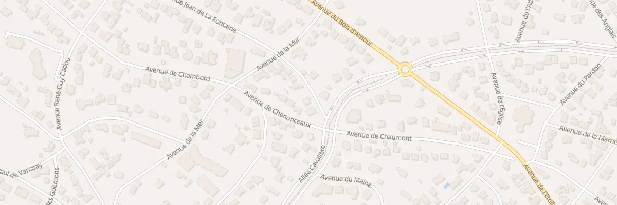 Plan du 12 Av de Valençay à La Baule-Escoublac