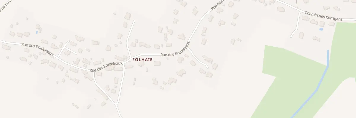Plan du 38 Rue des Pradeleaux à Guérande