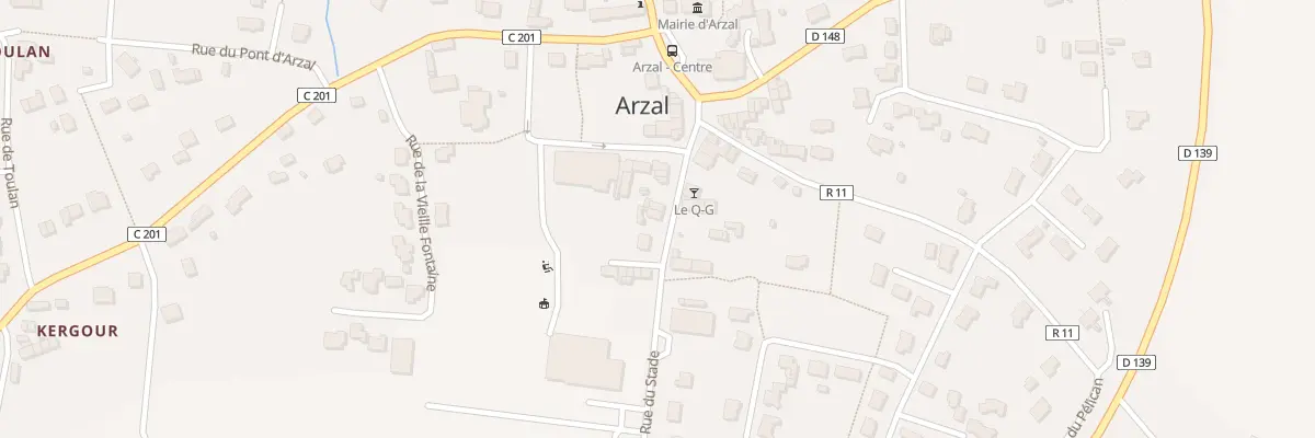 Plan du 8 Rue du Stade à Arzal