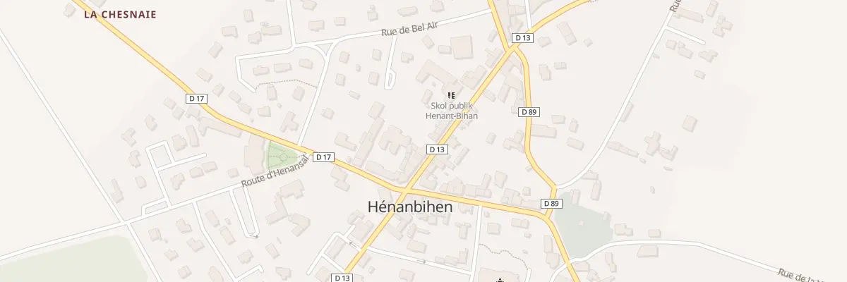 Plan du 10 Rue Jean-Baptiste Corbel à Hénanbihen