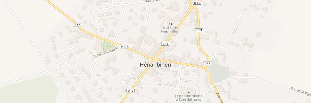 Plan du 4 Rue Jean-Baptiste Corbel à Hénanbihen