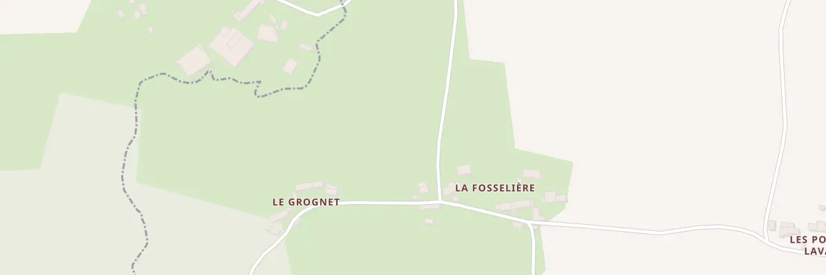 Plan de La Fosselière à Sévignac