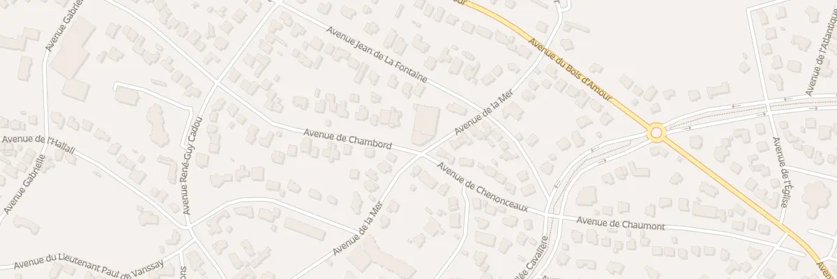 Plan du 27 Av de Chambord à La Baule-Escoublac
