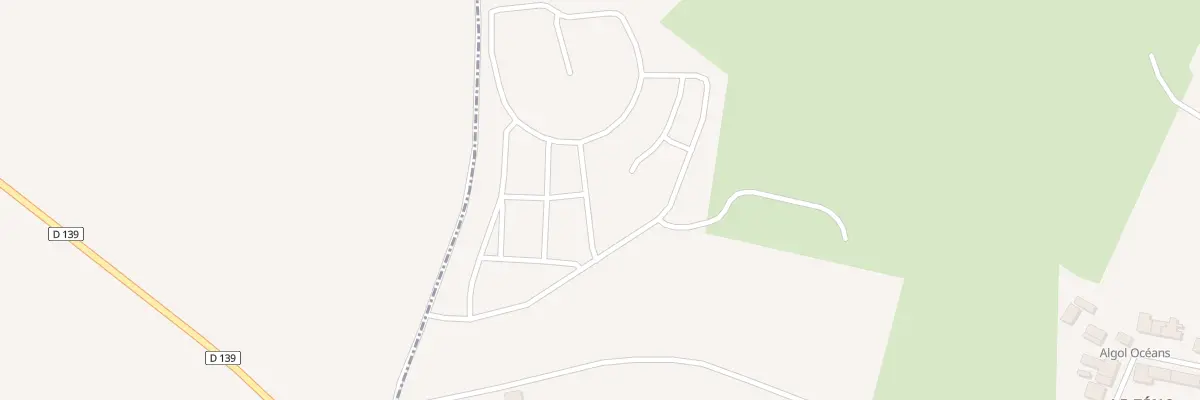 Plan du 33 Le Domaine du Teno à Marzan