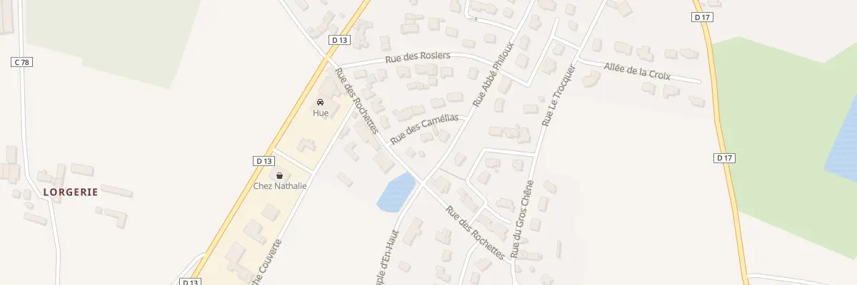 Plan du 1 Rue des Camélias à Hénanbihen