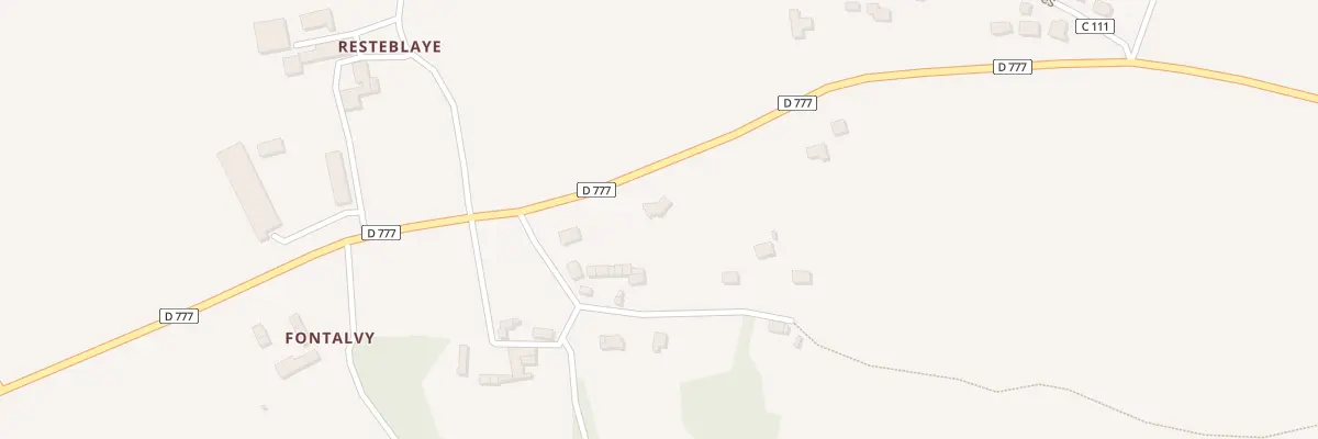 Plan du 5581A Coët Daly à Pluherlin