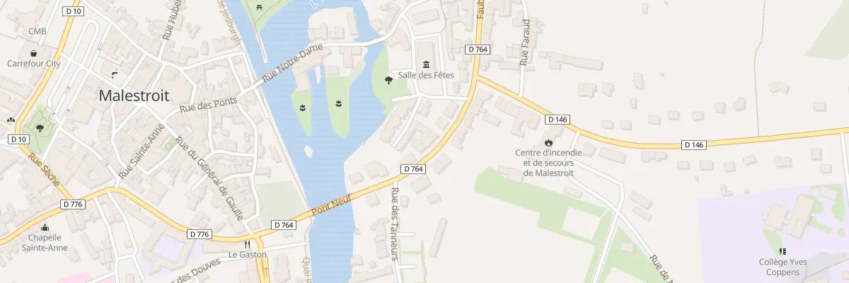 Plan du 7 Bd du Pont Neuf à Malestroit