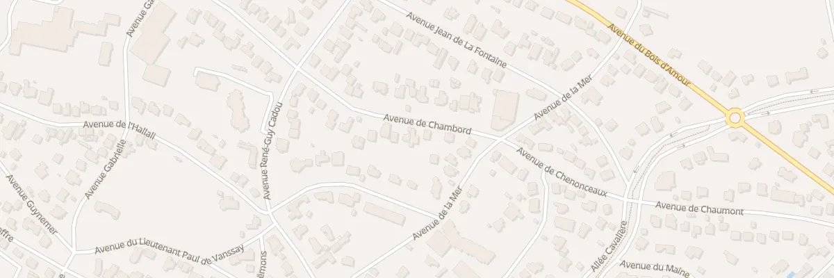 Plan du 18B Av de Chambord à La Baule-Escoublac