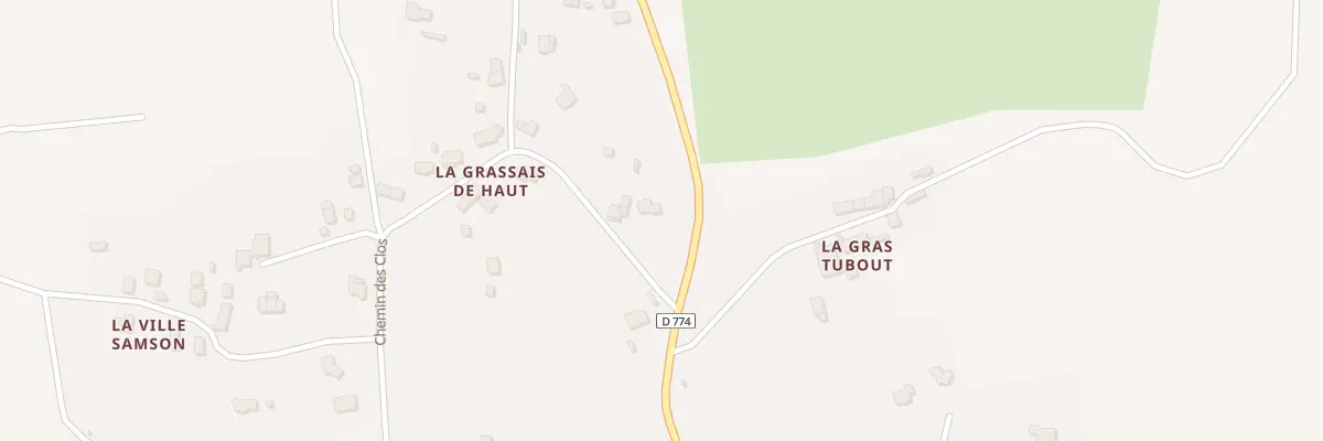 Plan du 5773 La Grassais de Haut à Pleucadeuc
