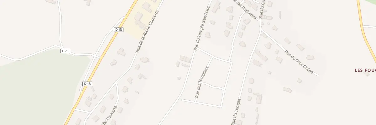 Plan du 3 Rue du Temple d’en Haut à Hénanbihen