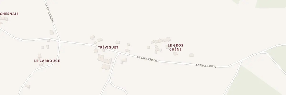 Plan du 1 Le Gros Chêne à Val d’Oust