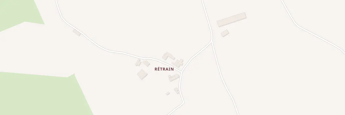 Plan du 1 Retrain à Merdrignac