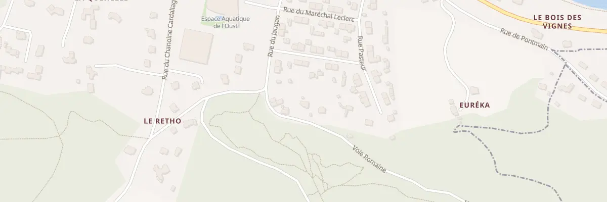 Plan du 1 Voie Romaine à Malestroit