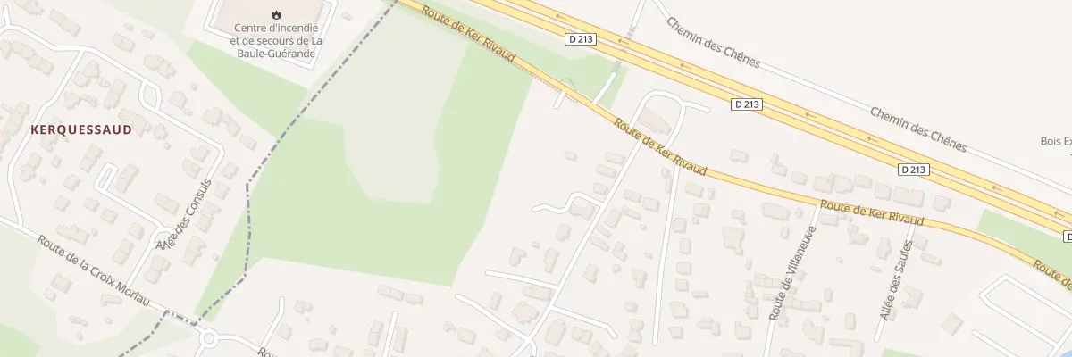 Plan du 63 Rte de Kerquessaud à La Baule-Escoublac
