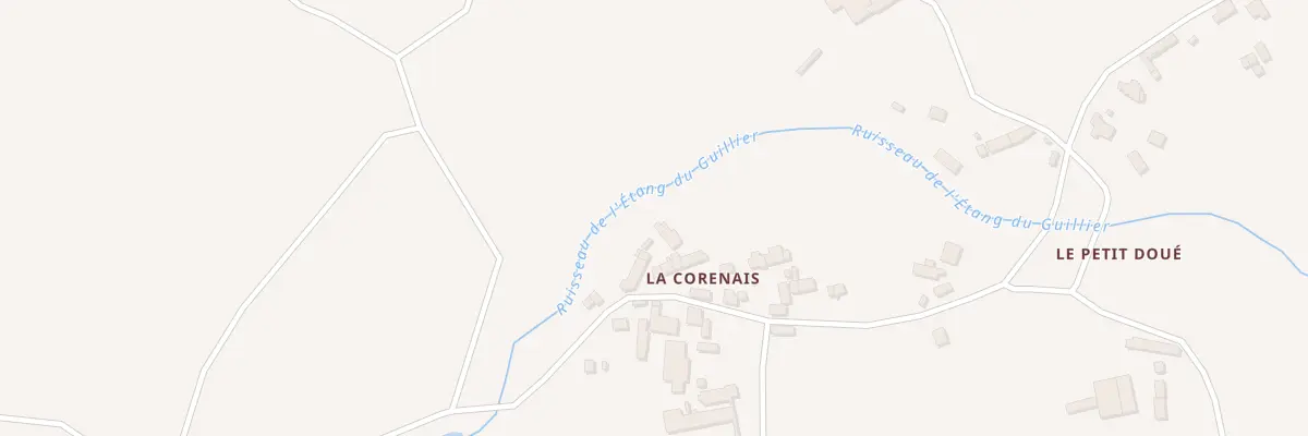 Plan du 3 La Corenais à Tramain