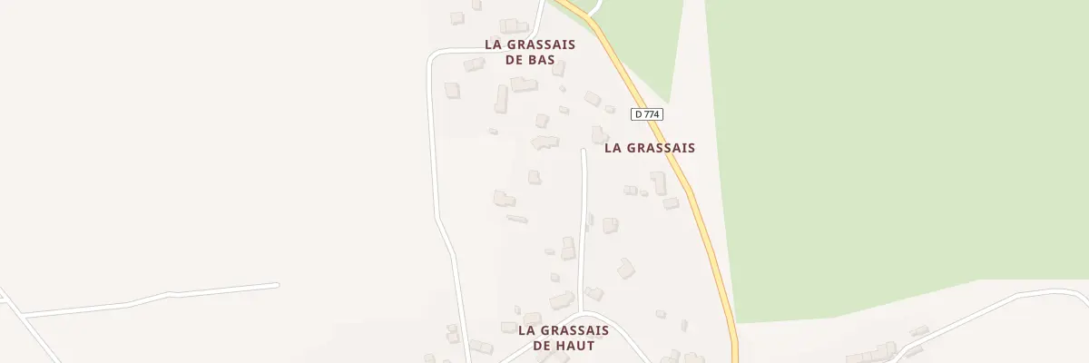 Plan du 5684 La Grassais de Haut à Pleucadeuc