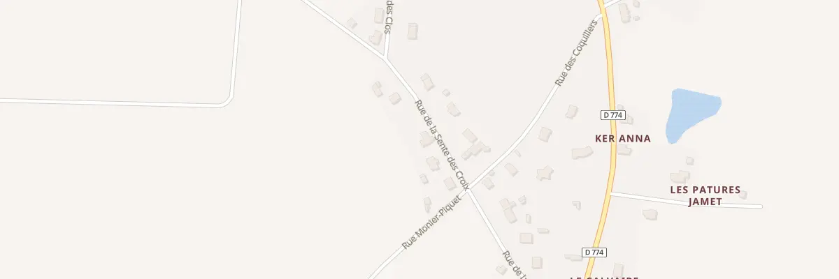 Plan du 17 Rue de la Sente des Croix à Pleucadeuc