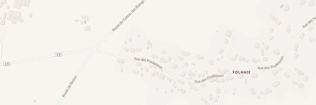 Plan du 11 Rue des Pradeleaux à Guérande