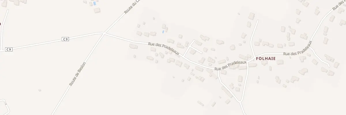Plan du 14 Rue des Pradeleaux à Guérande