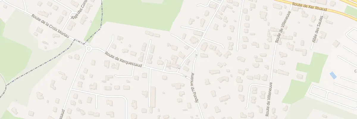Plan du 43 Rte de Kerquessaud à La Baule-Escoublac
