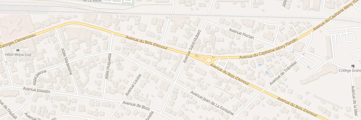 Plan du 13B Av Saint-Hubert à La Baule-Escoublac