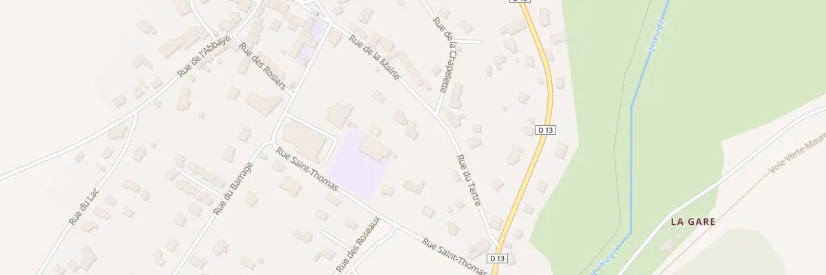 Plan du 2 Rue du Tertre à Loyat