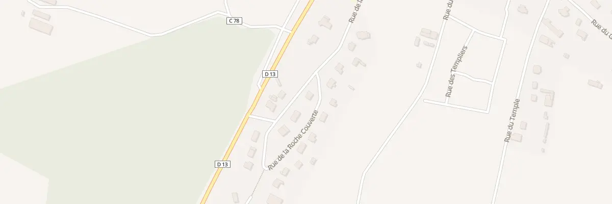 Plan du 5 Rue de la Roche Couverte à Hénanbihen