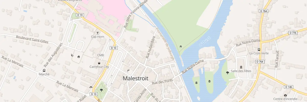 Plan du 5392 Rue Huberdiere à Malestroit