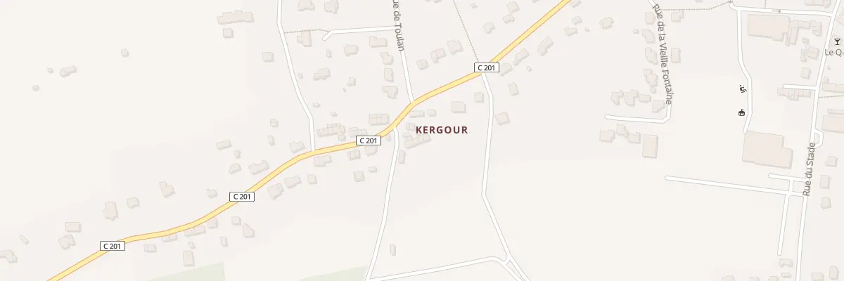Plan du 9 Rue de Kergourd à Arzal