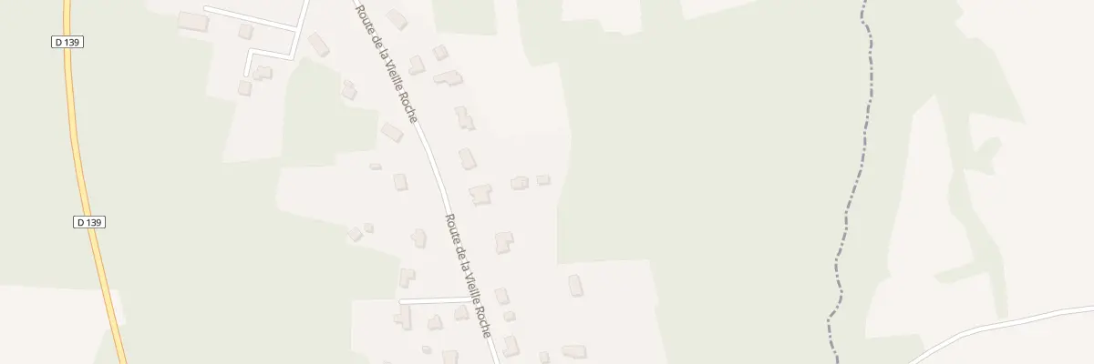 Plan du 54 Rte de Vieille Roche à Camoël