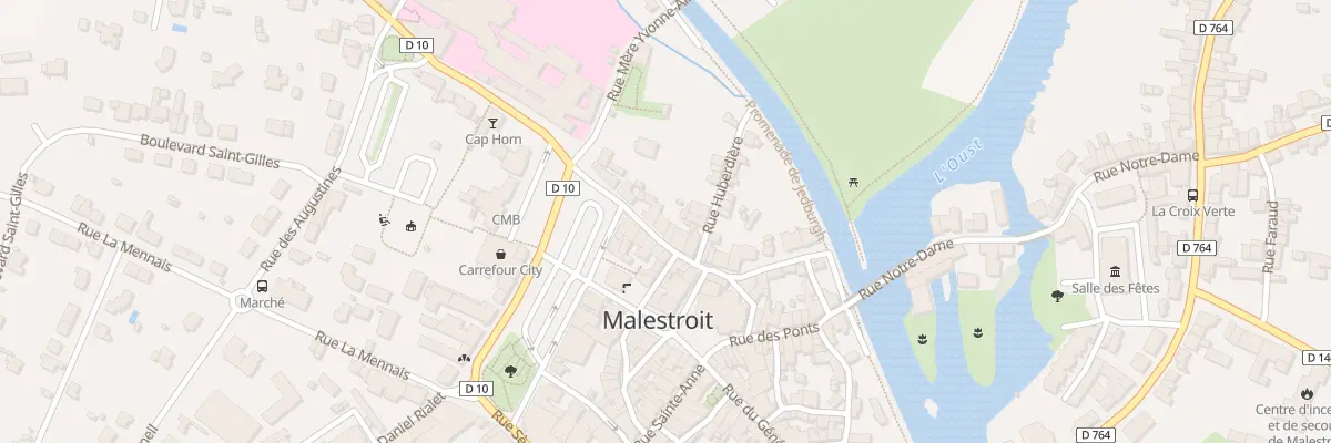 Plan du 8 Rue Saint Michel à Malestroit