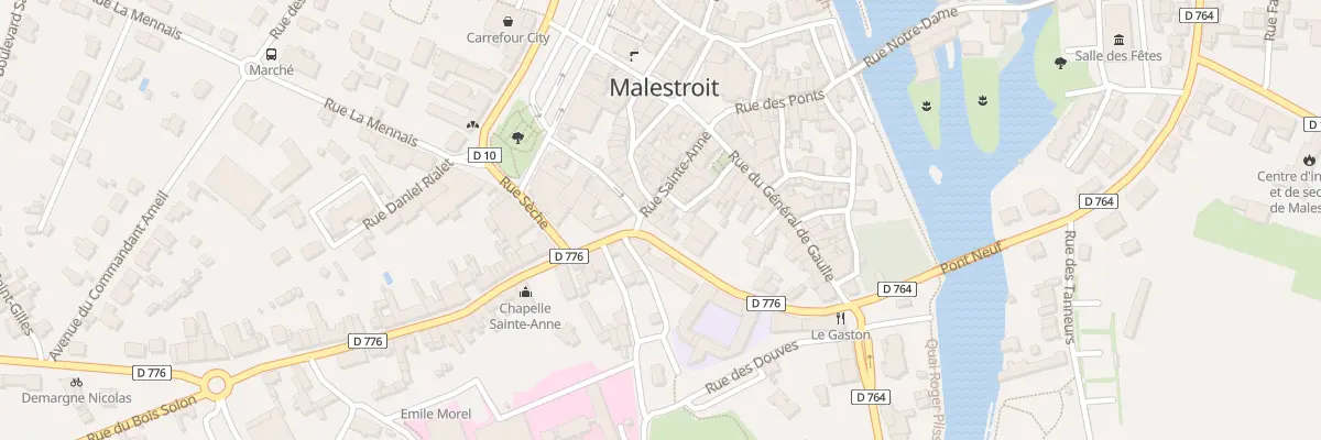Plan du 15 Rue Sainte Anne à Malestroit
