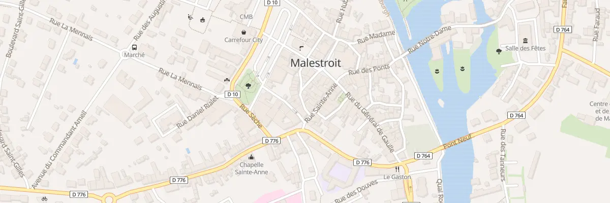 Plan du 3 Rue aux Anglais à Malestroit