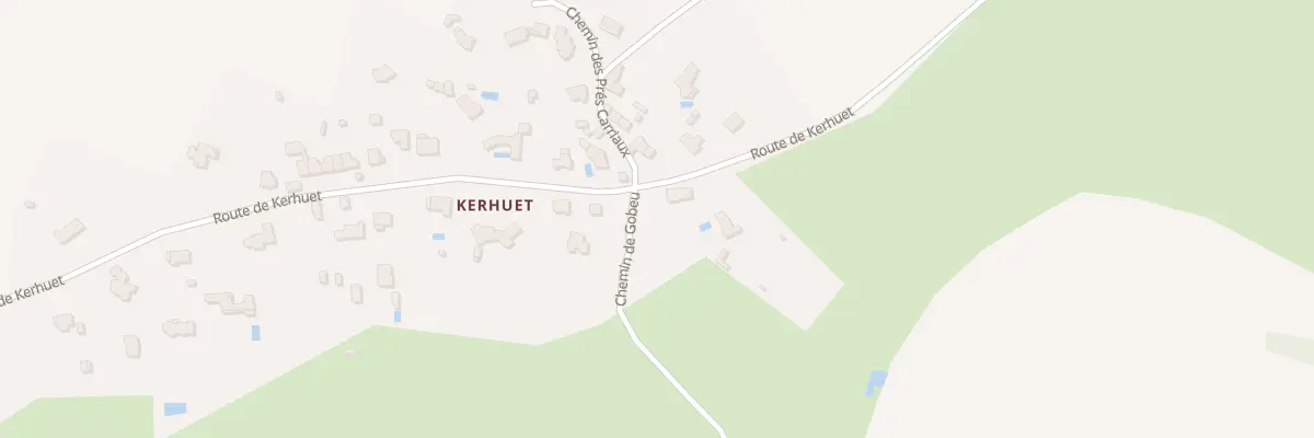 Plan du 64 Rte de Kerhuet à Guérande