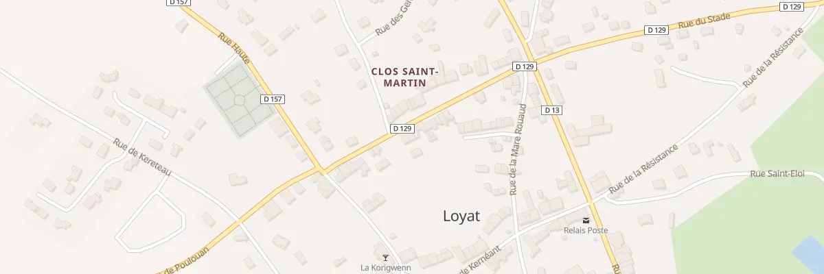 Plan du 12 Rue St Martin à Loyat