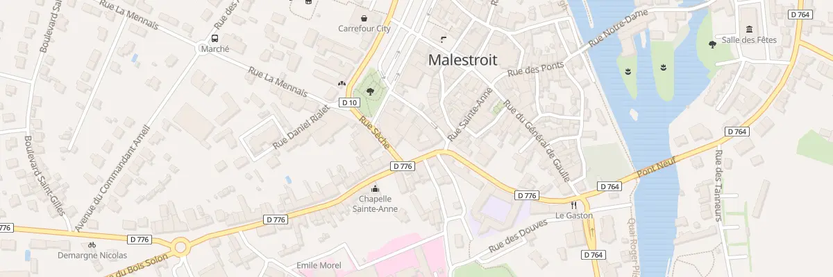 Plan du 4 Fg Sainte Anne à Malestroit