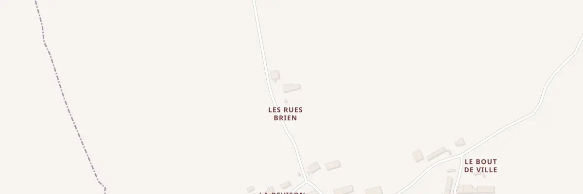 Plan du 5202 Les Rues Brien à Saint-Brieuc-de-Mauron