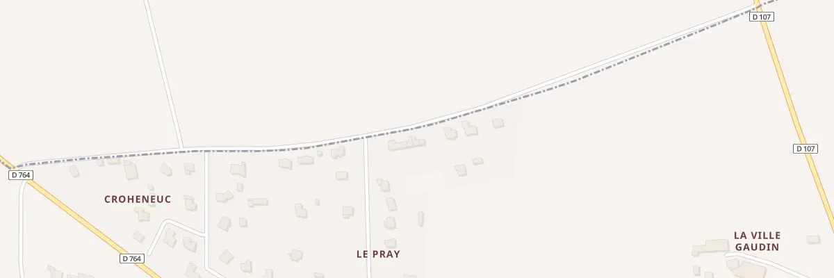 Plan du 22 Le Pray à Missiriac