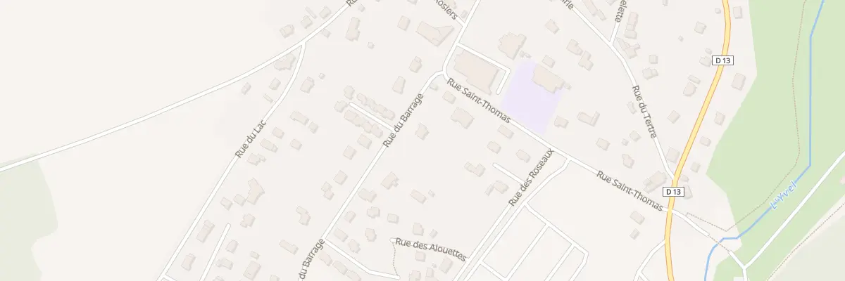 Plan du 11 Rue du Barrage à Loyat