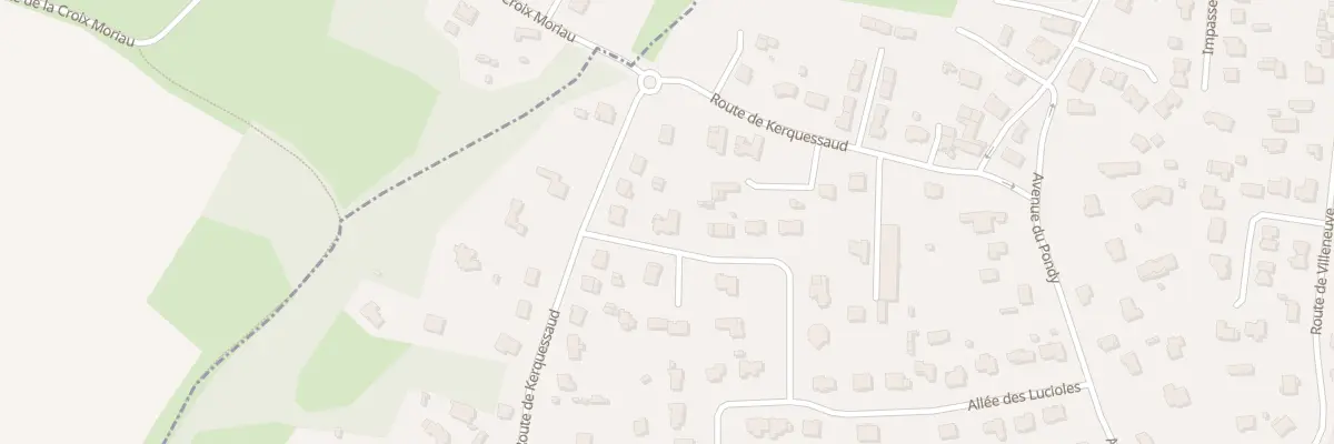 Plan du 1 All des Coccinelles à La Baule-Escoublac