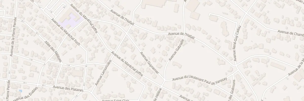 Plan du 4 Av Guynemer à La Baule-Escoublac