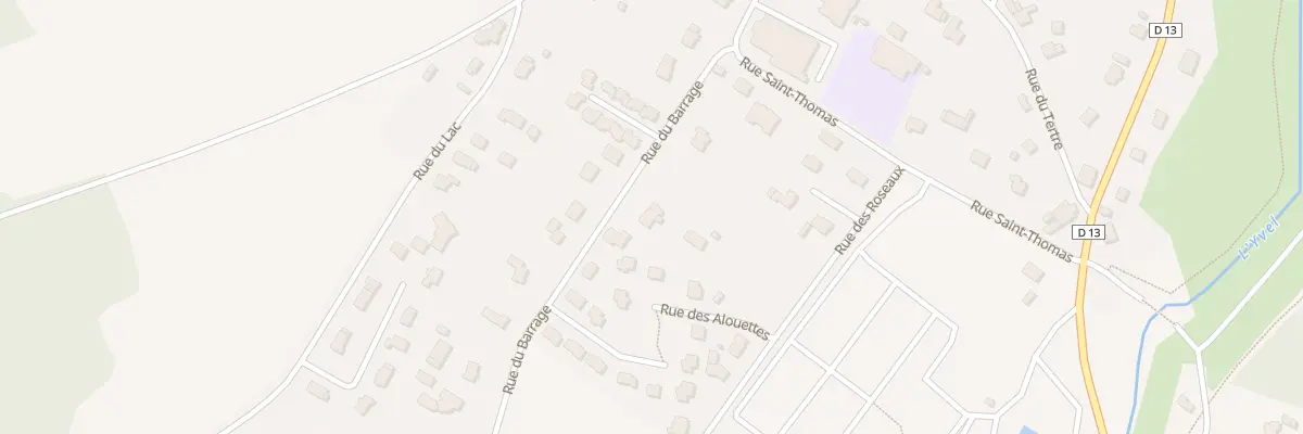 Plan du 7 Rue du Barrage à Loyat