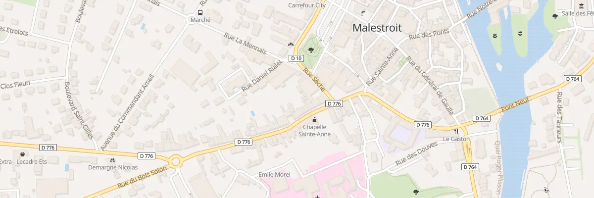 Plan du 5760 Fg Sainte Anne à Malestroit