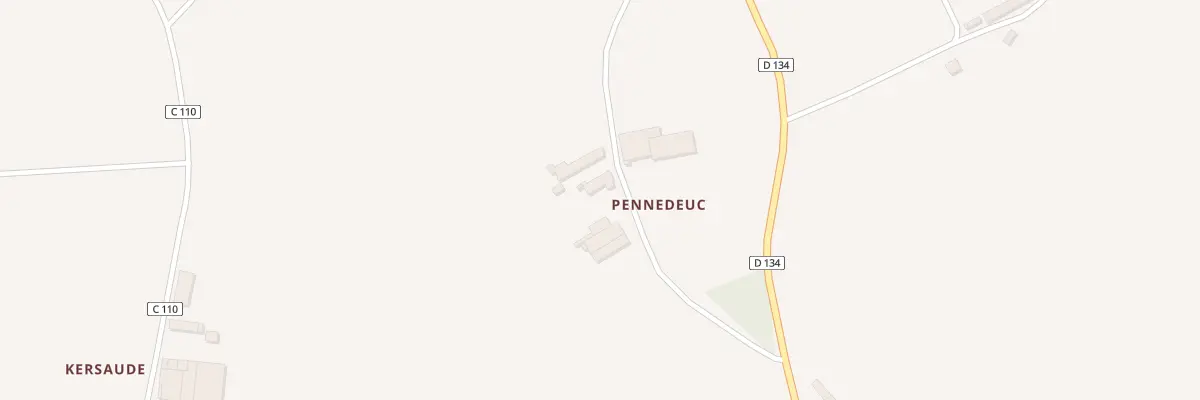 Plan du 5103 Pennedeuc à Brignac
