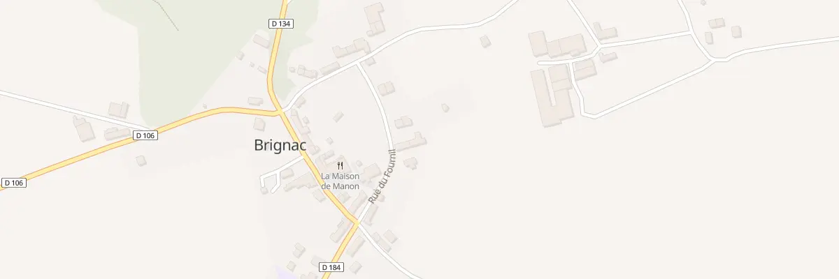 Plan du 6 Rue du Fournil à Brignac