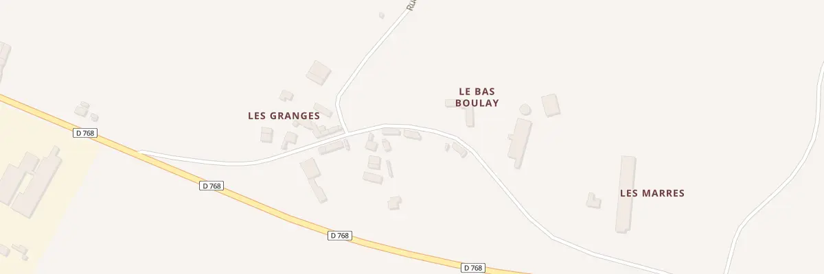 Plan du 12 Les Granges à Vildé-Guingalan