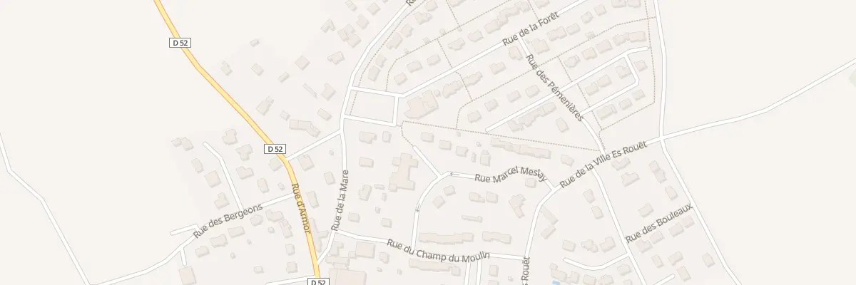 Plan du 3 Rue Marcel Meslay à Plédéliac